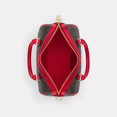 Coach Outlet Rowan Satchel Bag In Signature Canvas 2