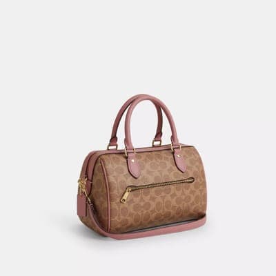 Coach Outlet Rowan Satchel Bag In Signature Canvas 20
