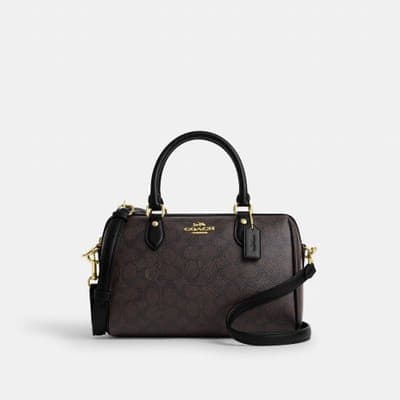 Coach Outlet Rowan Satchel Bag In Signature Canvas 23