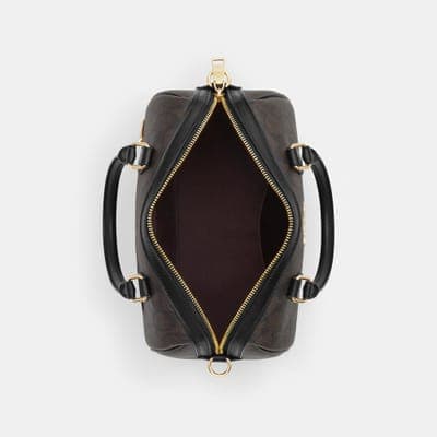 Coach Outlet Rowan Satchel Bag In Signature Canvas 24