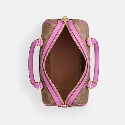 Coach Outlet Rowan Satchel Bag In Signature Canvas 32