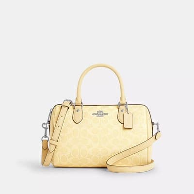 Coach Outlet Rowan Satchel Bag In Signature Canvas 34