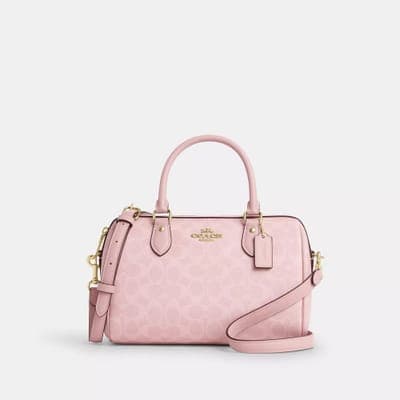 Coach Outlet Rowan Satchel Bag In Signature Canvas 40