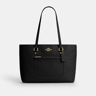 Coach Outlet Station Tote Bag In Signature Leather 1