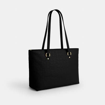 Coach Outlet Station Tote Bag In Signature Leather 5