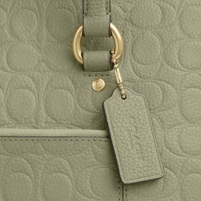 Coach Outlet Station Tote Bag In Signature Leather 12