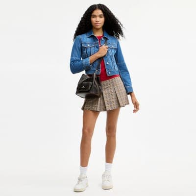 Coach Outlet Rowan Bucket Bag With Pocket In Loved Leather 2