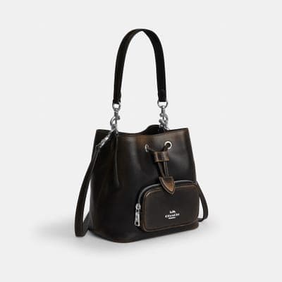 Coach Outlet Rowan Bucket Bag With Pocket In Loved Leather 5