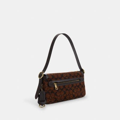 Coach Outlet Etta Small Flap Shoulder Bag In Signature Chenille 3