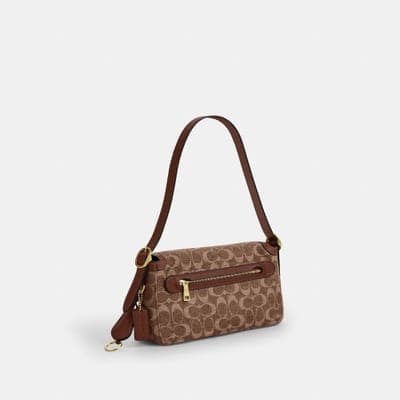 Coach Outlet Etta Small Flap Shoulder Bag In Signature Chenille 12