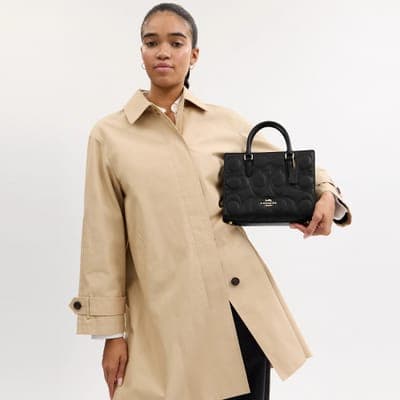 Coach Outlet Maggie Small Tote Bag In Signature Leather 11