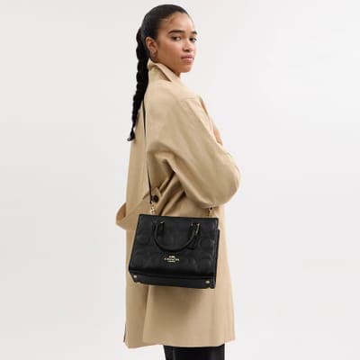 Coach Outlet Maggie Small Tote Bag In Signature Leather 12