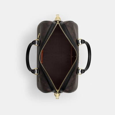 Coach Outlet Rowan Large Satchel Bag In Signature Canvas 3