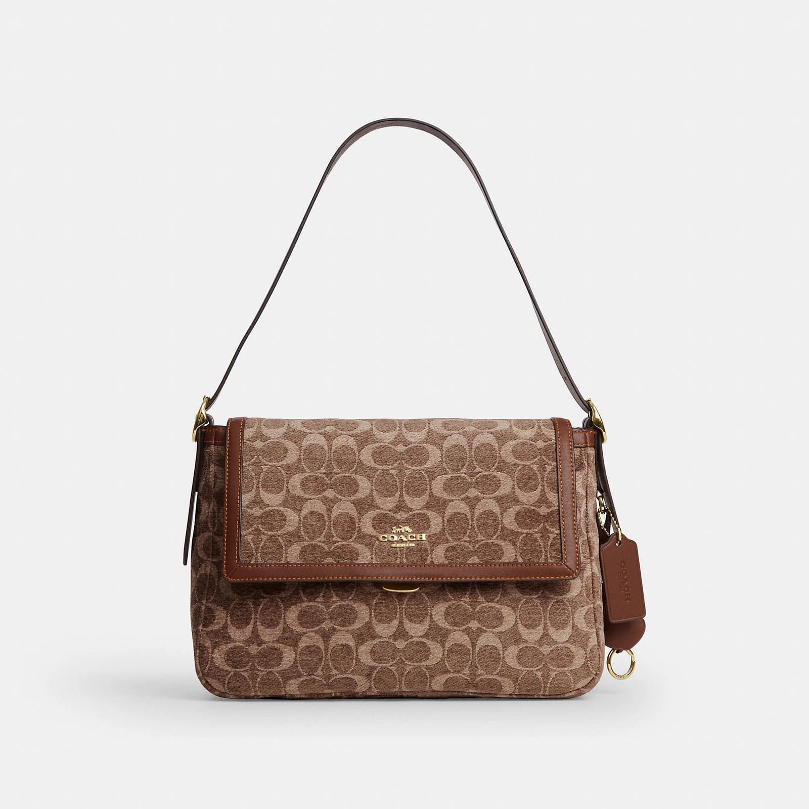 Coach Outlet Etta Flap Bag In Signature Chenille