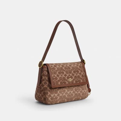Coach Outlet Etta Flap Bag In Signature Chenille 4
