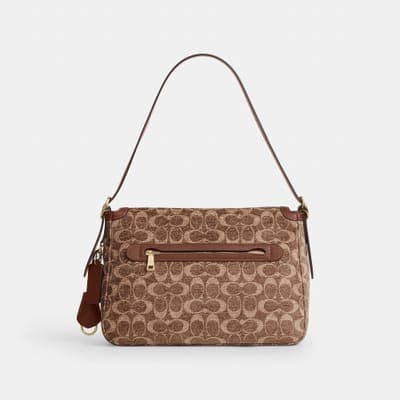 Coach Outlet Etta Flap Bag In Signature Chenille 5