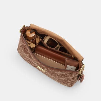 Coach Outlet Etta Flap Bag In Signature Chenille 6