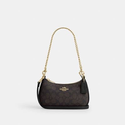 Coach Outlet Teri Mini Crossbody Bag In Signature Canvas 7
