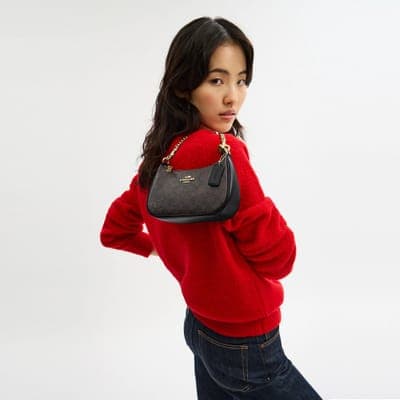 Coach Outlet Teri Mini Crossbody Bag In Signature Canvas 9