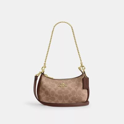 Coach Outlet Teri Mini Crossbody Bag In Signature Canvas 13