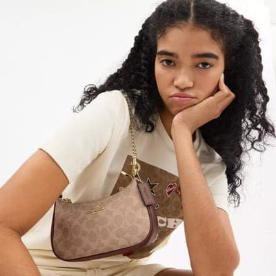 Coach Outlet Teri Mini Crossbody Bag In Signature Canvas 16