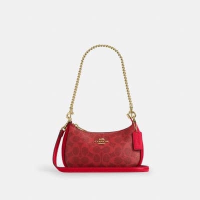Coach Outlet Teri Mini Crossbody Bag In Signature Canvas 19
