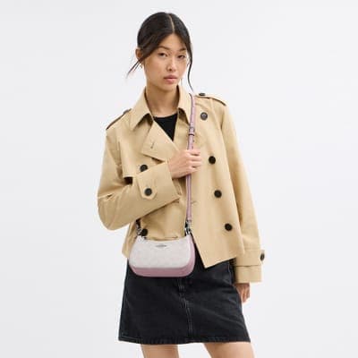 Coach Outlet Teri Mini Crossbody Bag In Signature Canvas 34