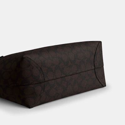 Coach Outlet Medium City Tote Bag In Signature Canvas 12