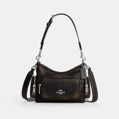 Coach Outlet Laurel Shoulder Bag 22 With Pockets In Loved Leather 1