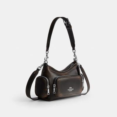 Coach Outlet Laurel Shoulder Bag 22 With Pockets In Loved Leather 2