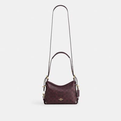 Coach Outlet Laurel Shoulder Bag 22 With Buckles In Signature Canvas 4