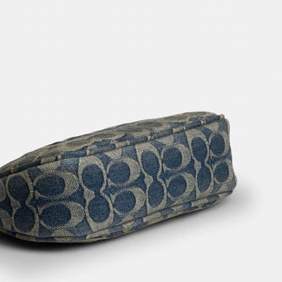 Coach Outlet Teri Mini Crossbody Bag In Signature Regenerative Cotton Denim 6