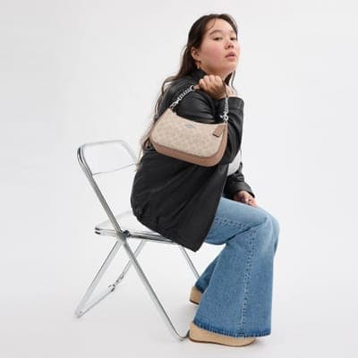 Coach Outlet Teri Shoulder Bag In Signature Canvas 10