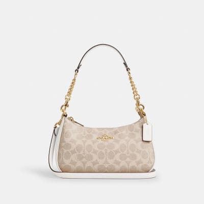 Coach Outlet Teri Shoulder Bag In Signature Canvas 19