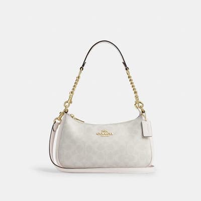 Coach Outlet Teri Shoulder Bag In Signature Canvas 25