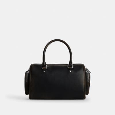 Coach Outlet Rowan Satchel Bag With Pockets In Loved Leather 2