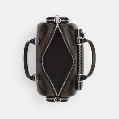 Coach Outlet Rowan Satchel Bag With Pockets In Loved Leather 5