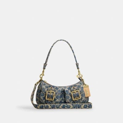 Coach Outlet Ashton Bag In Signature Regenerative Cotton Denim 1