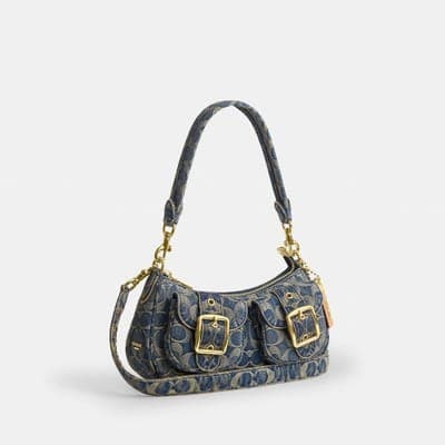 Coach Outlet Ashton Bag In Signature Regenerative Cotton Denim 3