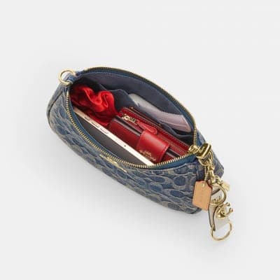 Coach Outlet Teri Shoulder Bag In Signature Regenerative Cotton Denim 4