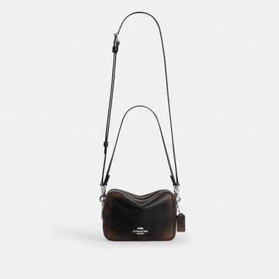 Coach Outlet Mini Carey Crossbody Bag In Loved Leather 6