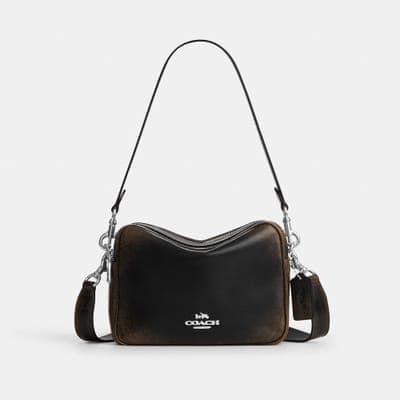 Coach Outlet Carey Crossbody Bag In Loved Leather 1