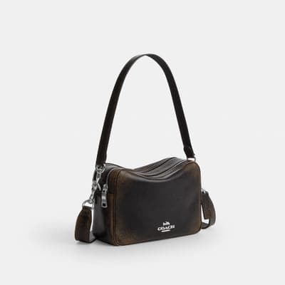 Coach Outlet Carey Crossbody Bag In Loved Leather 5