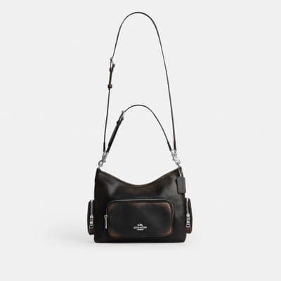 Coach Outlet Laurel Shoulder Bag With Pockets In Loved Leather 5