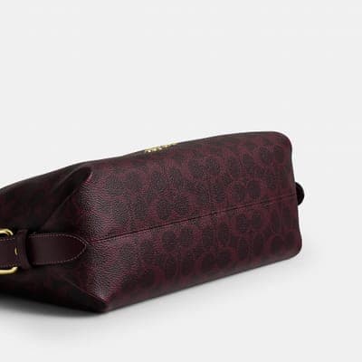 Coach Outlet Laurel Shoulder Bag With Buckles In Signature Canvas 9