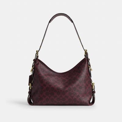 Coach Outlet Laurel Shoulder Bag With Buckles In Signature Canvas 11