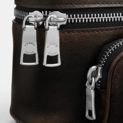 Coach Outlet Rainer Crossbody Bag 18 With Pocket In Loved Leather 5