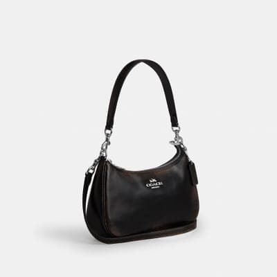 Coach Outlet Teri Shoulder Bag In Loved Leather 3
