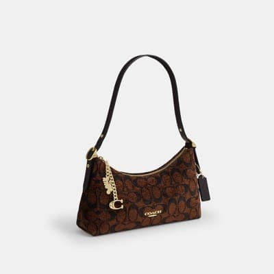 Coach Outlet Emeilia Shoulder Bag In Signature Chenille 9