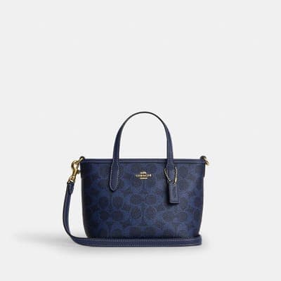 Coach Outlet City Mini Tote Bag In Signature Canvas 2